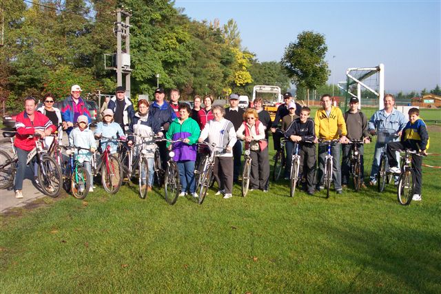 Gruppe beim Radwandertag